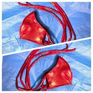 2-pk Face masks, child size, ties, pocket